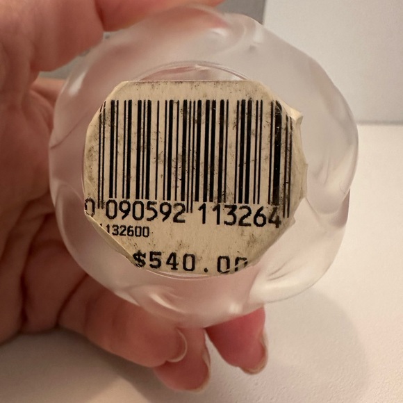 Lalique Paris Falcon Nuage perfume Bottle with double cherub stopper NWT - Picture 4 of 4